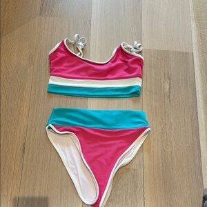 Beach Riot Color Block Bikini